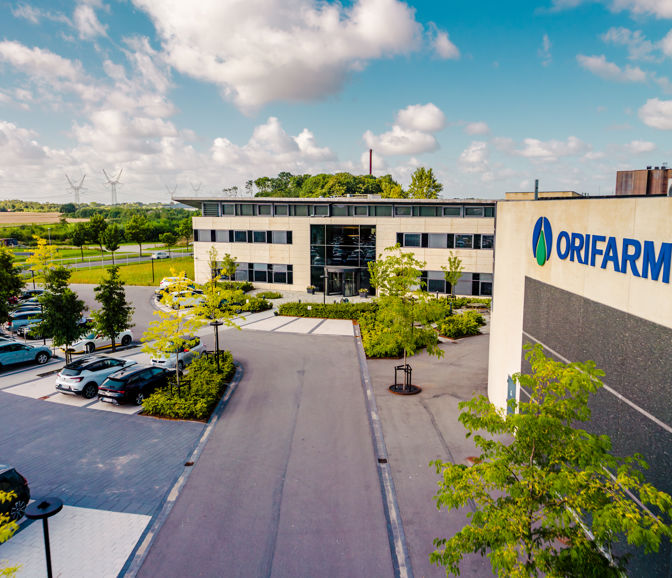 Orifarm Headquarters With Logo Signage